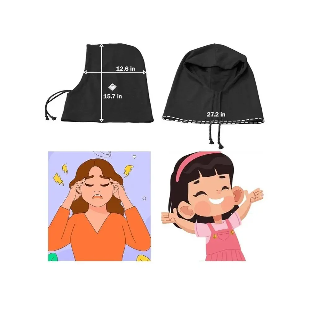 Faraday Hats Women Men Adjustable Protection Hood for 5G Blocking WiFi Shield